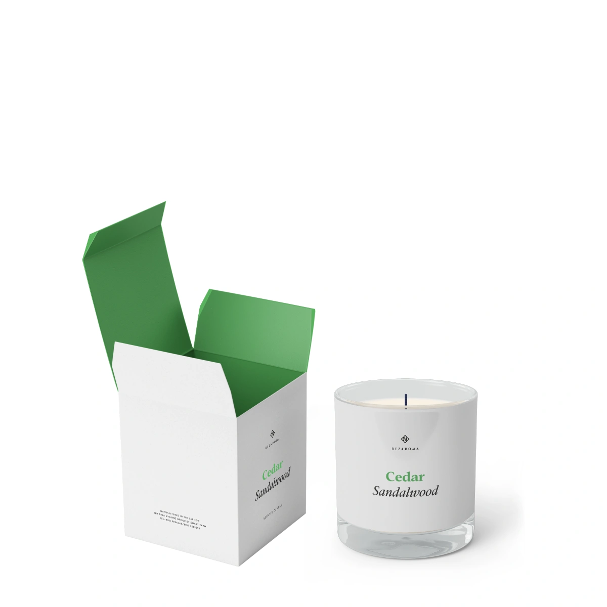 Cedar Sandalwood Candle - Rezaroma