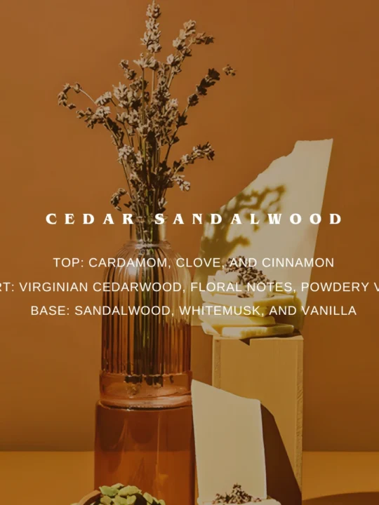 Rezaroma Cedar Sandalwood notes